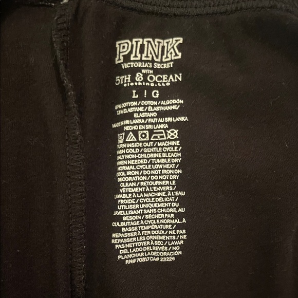 ASU Black Leggings from PINK - Picture 3 of 4